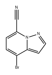 Pyrazolo[1,5-a]pyridine-7-carbonitrile, 4-bromo- 구조식 이미지