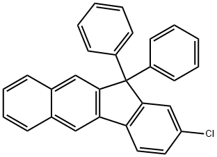11H-?Benzo[b]?fluorene, 2-?chloro-?11,?11-?diphenyl- Structure