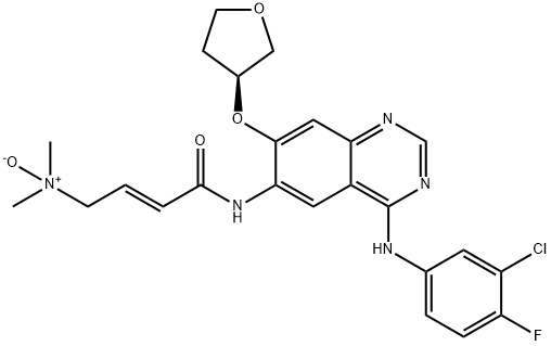 Afatinib Impurity N-Oxide Structure