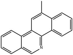 Benzo[c]phenanthridine, 12-methyl- Structure