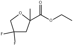 ethyl 4,4-difluoro-2-methyltetrahydrofuran-2-carboxylate Structure