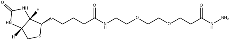 Biotin-PEG2-Hydrazide 구조식 이미지