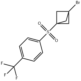 1-Bromo-3-[[4-(trifluoromethyl)phenyl]sulfonyl]bicyclo[1.1.1]pentane Structure