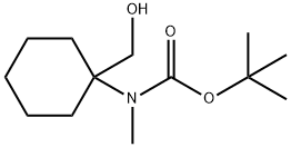 Carbamic acid, N-[1-(hydroxymethyl)cyclohexyl]-N-methyl-, 1,1-dimethylethyl ester Structure