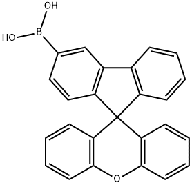Boronic acid, B-spiro[9H-fluorene-9,9'-[9H]xanthen]-3-yl- 구조식 이미지