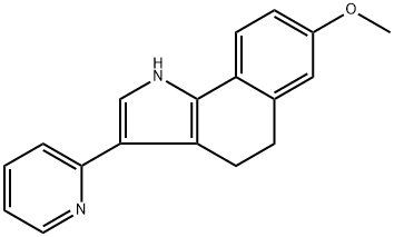 8-methoxy-3-(pyridin-2-yl)-1,4,5,6-tetrahydrobenzo[6,7]cyclohepta[1,2-b]pyrrole Structure