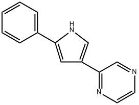 2-(5-phenyl-1H-pyrrol-3-yl)pyrazine Structure