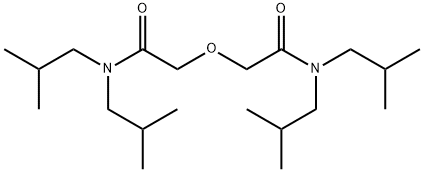 Acetamide, 2,2'-oxybis[N,N-bis(2-methylpropyl)- Structure