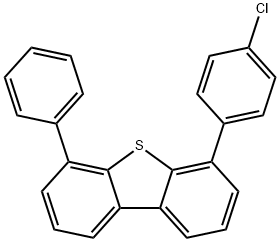 Dibenzothiophene, 4-(4-chlorophenyl)-6-phenyl- Structure