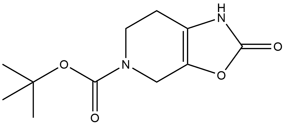 tert-butyl 2-oxo-1,2,6,7-tetrahydrooxazolo[5,4-c]pyridine-5(4H)-carboxylate Structure