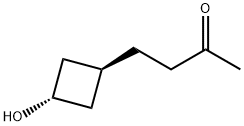 4-(trans-3-Hydroxycyclobutyl)-2-butanone 구조식 이미지