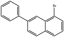 Naphthalene, 1-bromo-7-phenyl- Structure