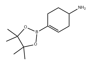3-Cyclohexen-1-amine, 4-(4,4,5,5-tetramethyl-1,3,2-dioxaborolan-2-yl)- Structure