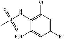 N-(2-Amino-4-bromo-6-chlorophenyl)methanesulfonamide Structure