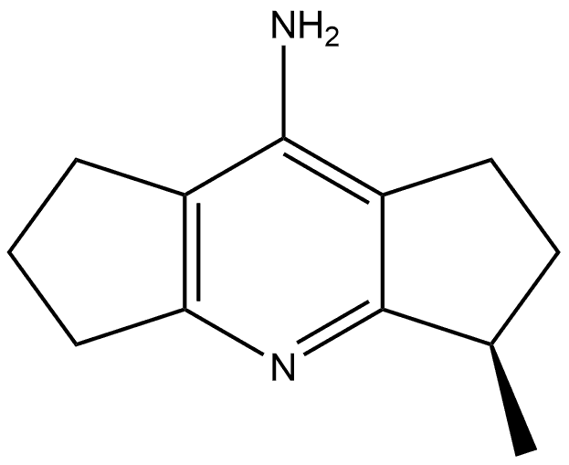 (3R)-1,2,3,5,6,7-Hexahydro-3-methyldicyclopenta[b,e]pyridin-8-amine Structure