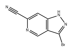 1H-Pyrazolo[4,3-c]pyridine-6-carbonitrile, 3-bromo- Structure