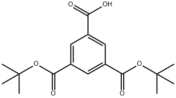 1,3,5-Benzenetricarboxylic acid, 1,3-bis(1,1-dimethylethyl) ester Structure