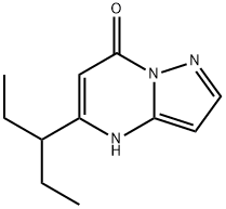 Pyrazolo[1,5-a]pyrimidin-7(4H)-one, 5-(1-ethylpropyl)- Structure