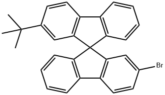 9,9'-Spirobi[9H-fluorene], 2-bromo-2'-(1,1-dimethylethyl)- Structure