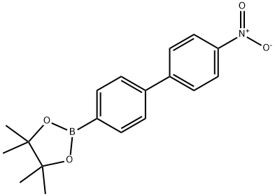 1,3,2-Dioxaborolane, 4,4,5,5-tetramethyl-2-(4'-nitro[1,1'-biphenyl]-4-yl)- Structure