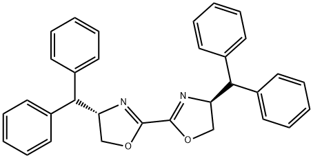 2,?2'-?Bioxazole, 4,?4'-?bis(diphenylmethyl)?-?4,?4',?5,?5'-?tetrahydro-?, (4S,?4'S)?- Structure