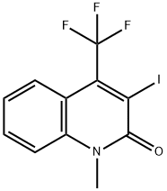 2(1H)-Quinolinone, 3-iodo-1-methyl-4-(trifluoromethyl)- 구조식 이미지