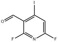 3-Pyridinecarboxaldehyde, 2,6-difluoro-4-iodo- Structure