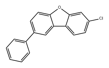 Dibenzofuran, 7-chloro-2-phenyl- Structure