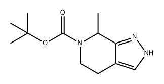 6H-Pyrazolo[3,4-c]pyridine-6-carboxylic acid, 2,4,5,7-tetrahydro-7-methyl-, 1,1-dimethylethyl ester Structure