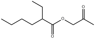 Hexanoic acid, 2-ethyl-, 2-oxopropyl ester Structure