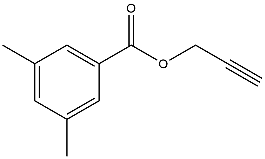 2-Propyn-1-yl 3,5-dimethylbenzoate Structure