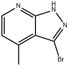 3-Bromo-4-methyl-1H-pyrazolo[3,4-b]pyridine 구조식 이미지