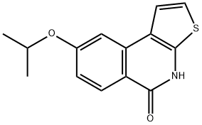 Thieno[2,3-c]isoquinolin-5(4H)-one, 8-(1-methylethoxy)- Structure