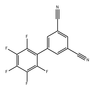 2',3',4',5',6'-Pentafluoro-[1,1'-biphenyl]-3,5-dicarbonitrile Structure