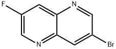 3-bromo-7-fluoro-1,5-naphthyridine Structure