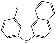 Benzo[b]naphtho[1,2-d]furan, 11-chloro- Structure