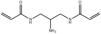 2-Propenamide, N,N'-(2-amino-1,3-propanediyl)bis- Structure