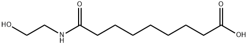 Nonanoic acid, 9-[(2-hydroxyethyl)amino]-9-oxo- Structure