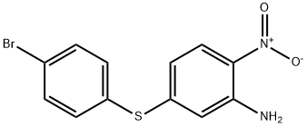 Benzenamine, 5-[(4-bromophenyl)thio]-2-nitro- 구조식 이미지