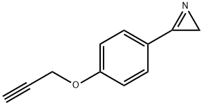 3-[4-(prop-2-yn-1-yloxy)phenyl]-2H-azirine 구조식 이미지