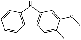 9H-Carbazole, 2-methoxy-3-methyl- Structure