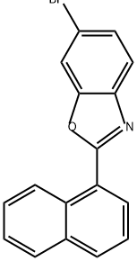 Benzoxazole, 6-bromo-2-(1-naphthalenyl)- 구조식 이미지