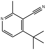 3-Pyridinecarbonitrile, 4-(1,1-dimethylethyl)-2-methyl- 구조식 이미지