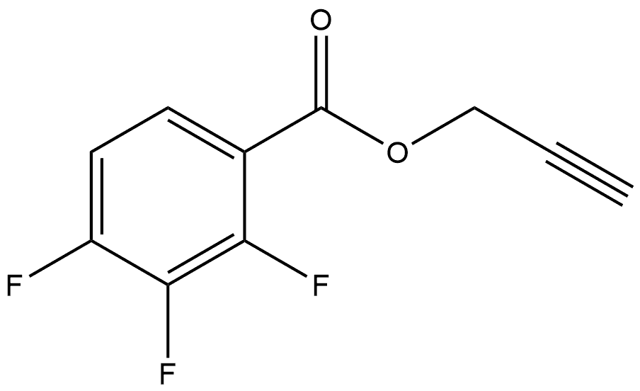 2-Propyn-1-yl 2,3,4-trifluorobenzoate Structure