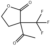 2(3H)-Furanone, 3-acetyldihydro-3-(trifluoromethyl)- Structure