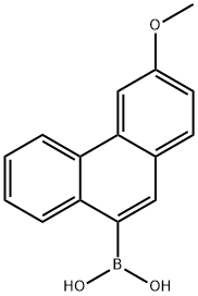 Boronic acid, B-(3-methoxy-9-phenanthrenyl)- Structure