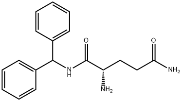 Pentanediamide, 2-amino-N1-(diphenylmethyl)-, (2S)- Structure