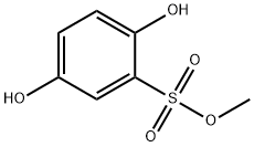 Benzenesulfonic acid, 2,5-dihydroxy-, methyl ester Structure