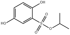 Benzenesulfonic acid, 2,5-dihydroxy-, 1-methylethyl ester Structure