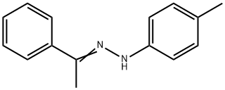 Ethanone, 1-phenyl-, 2-(4-methylphenyl)hydrazone 구조식 이미지